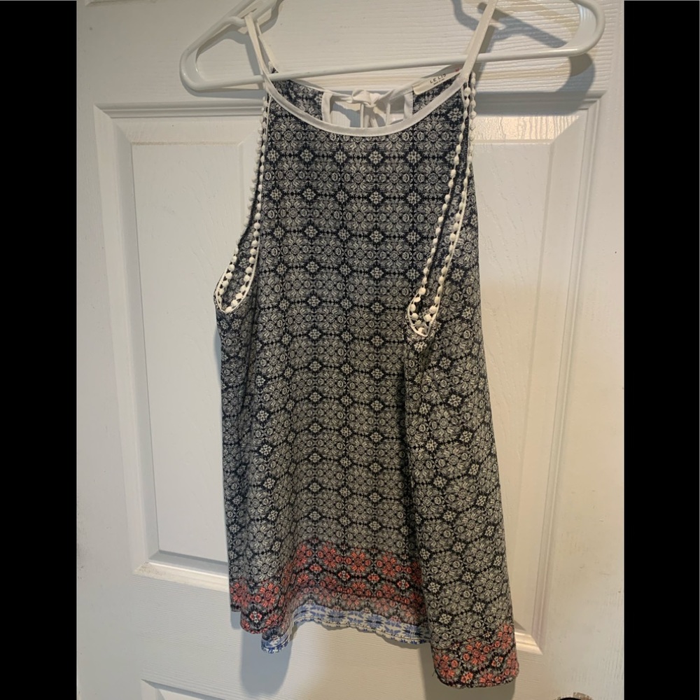 Le lis tie back halter top